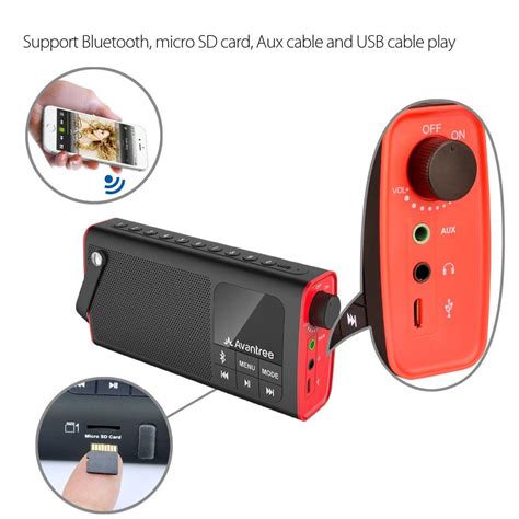 sd card player with speaker.